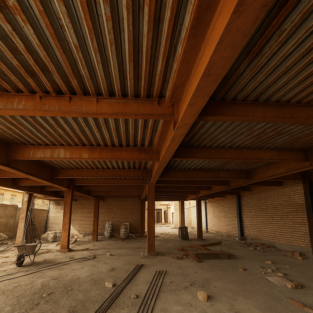 زنگ زدگی سقف عرشه فولادی